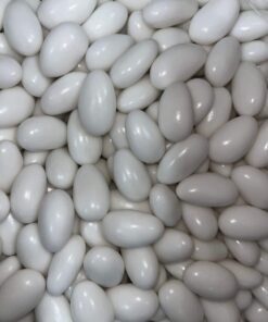 a pile of white ovals